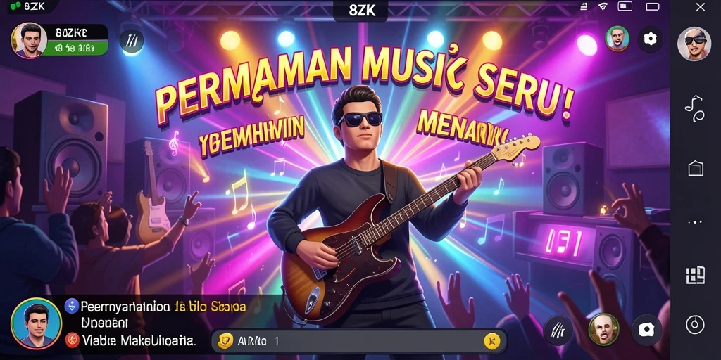 Tampilan gameplay 8ZK yang seru dan interaktif.