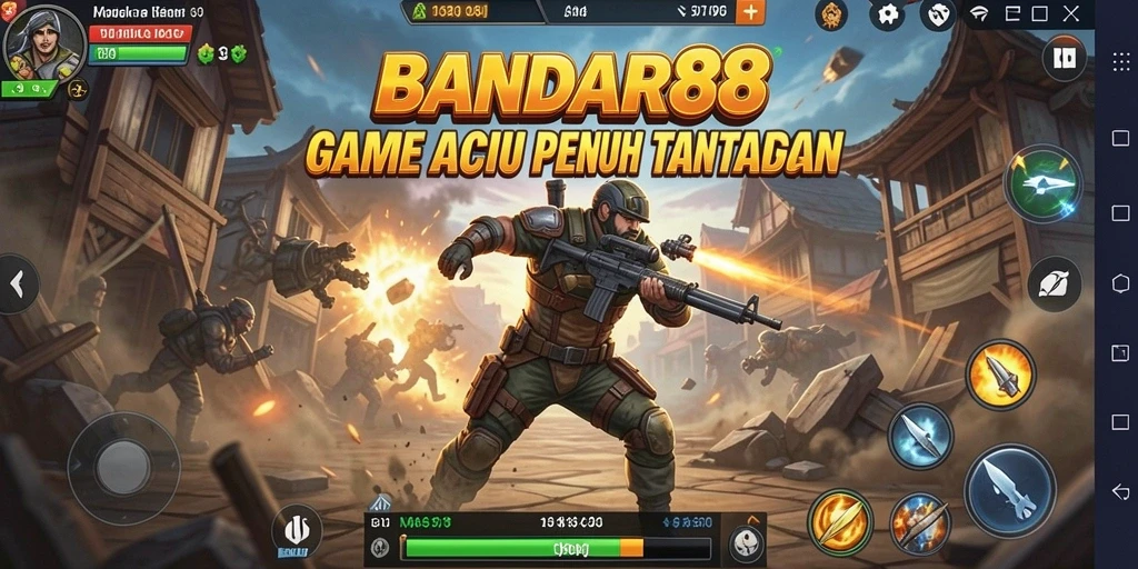Tampilan aksi seru dalam BANDAR88 saat pertempuran berlangsung.