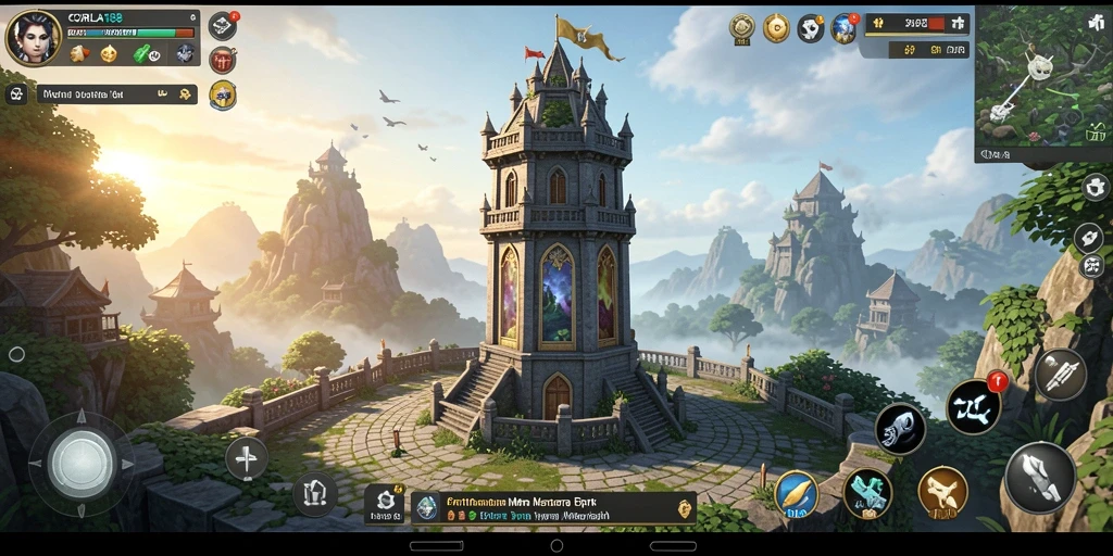 Gameplay menakjubkan di CORLA188 dengan pertahanan menara yang strategis.