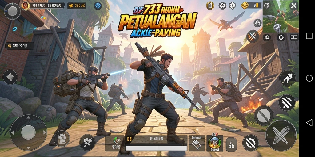 Screenshot utama D73 menunjukkan aksi seru dalam petualangan ARPG.