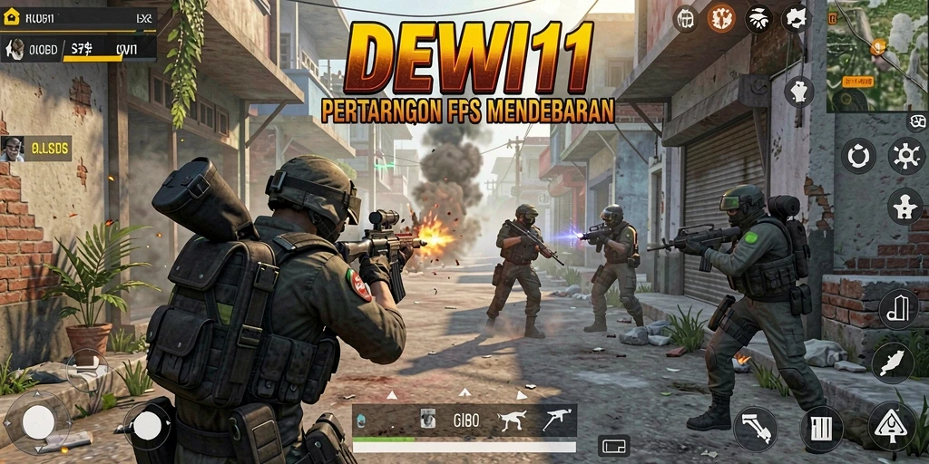 Tampilan menakjubkan dari gameplay intens DEWI11.