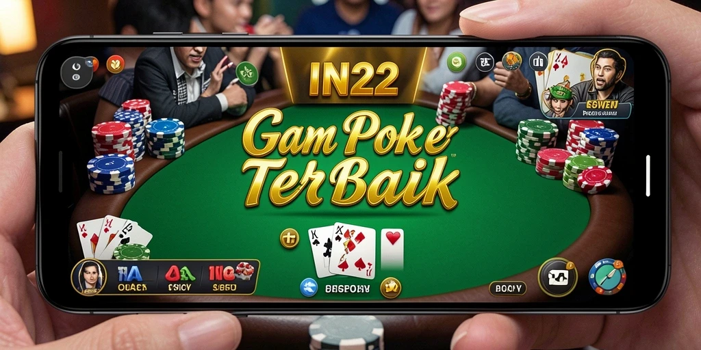 Tampilan gameplay IN22 dengan suasana Poker yang menarik.
