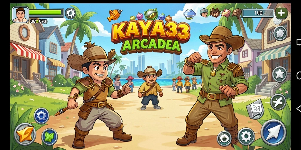 Tampilan gamplay KAYA33 yang penuh warna dan seru.