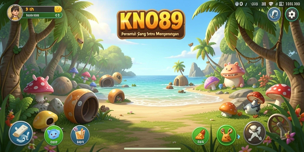 Screenshot KNO89 menampilkan gameplay seru dengan grafik yang menawan.