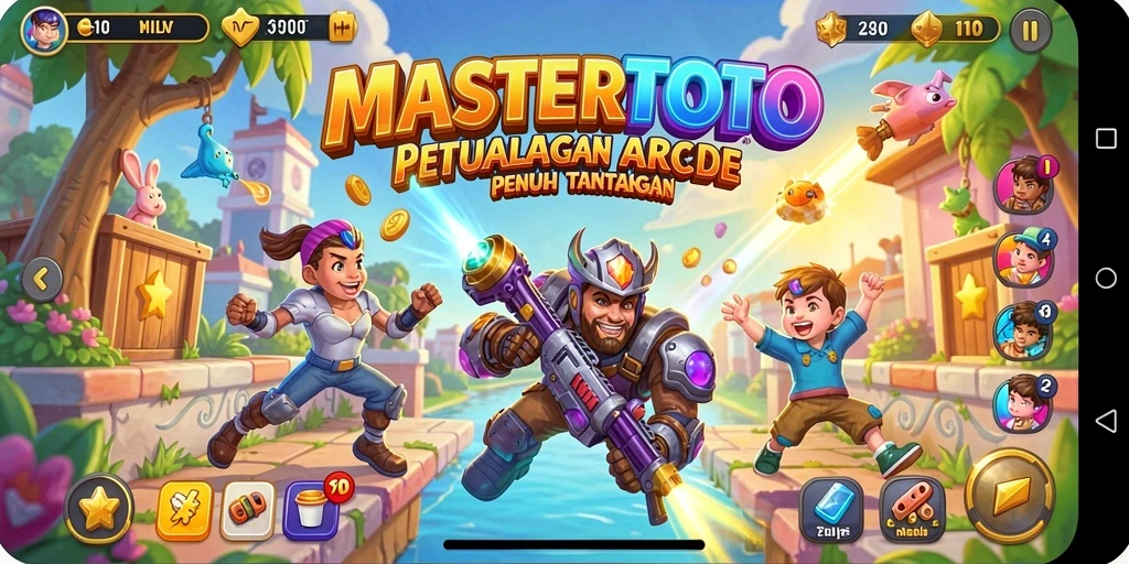 Tampilan gameplay seru dan penuh warna dari MASTERTOTO.
