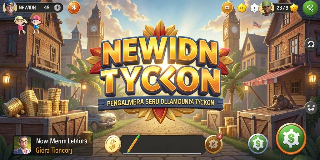 Gameplay menarik NEWIDN yang penuh tantangan Tycoon.
