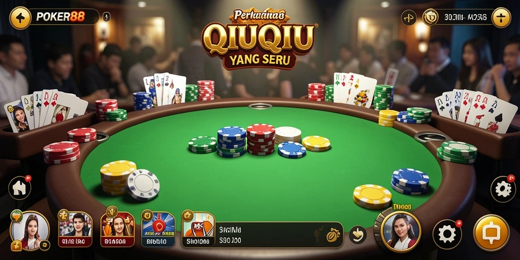 Gameplay QiuQiu yang seru dan menarik di POKER88.