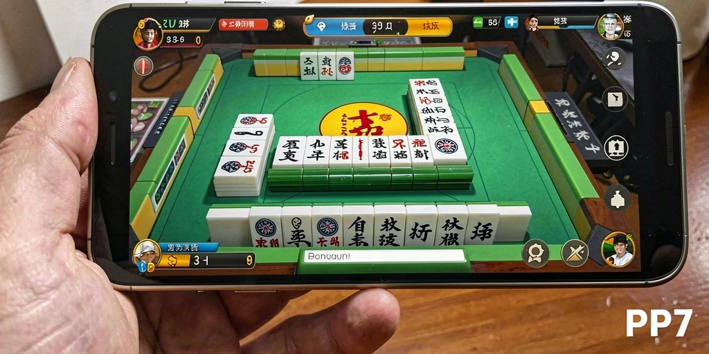 Tampilan gameplay Mahjong yang mendebarkan di PP7.