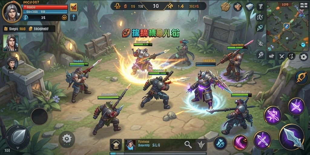 Tampilan dinamis gameplay PRG007 yang menarik.