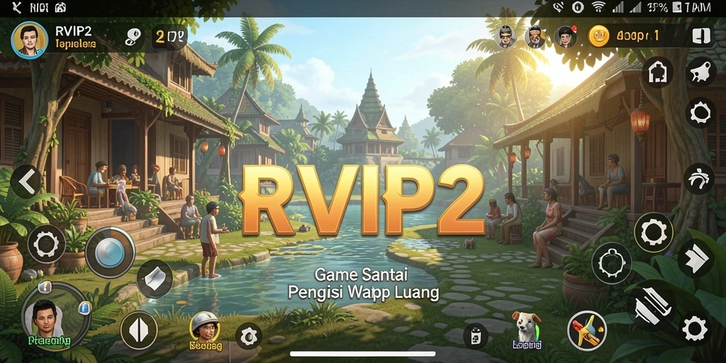 Tampilan gameplay menarik dari RVIP2 dengan berbagai aktivitas Casual.