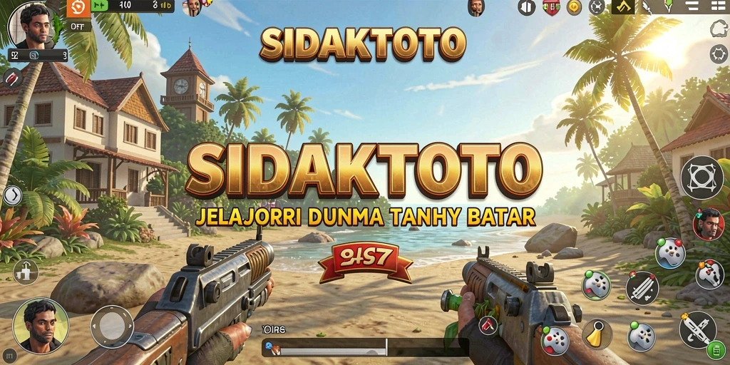 Screenshot utama gameplay SIDAKTOTO yang menampilkan keindahan dunia terbuka.