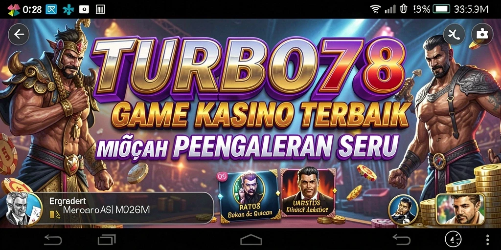 Tampilan luar biasa dari gameplay TURBO78 yang seru dan menantang.