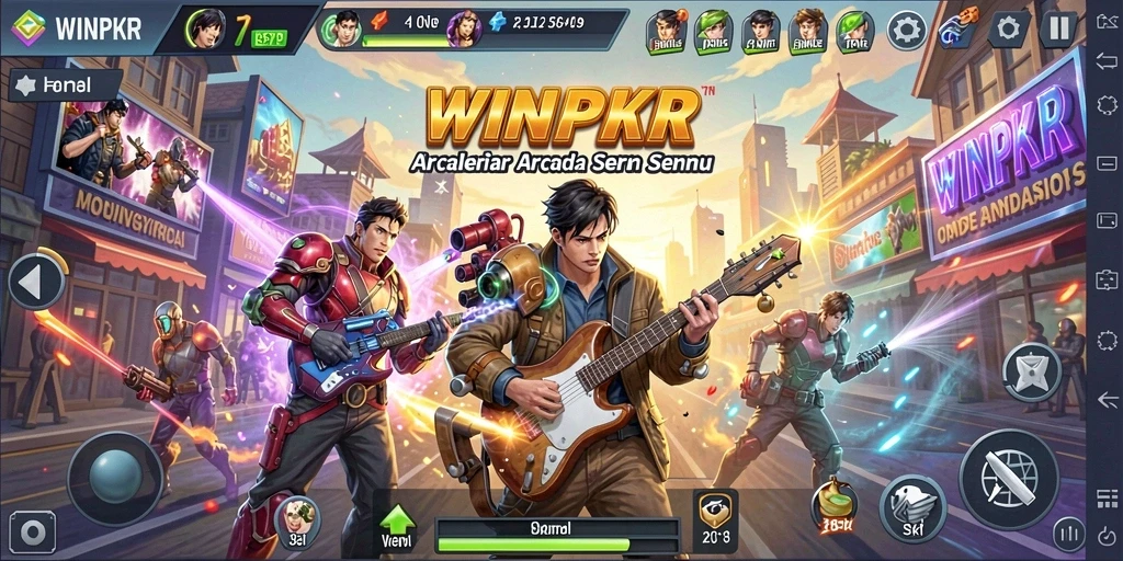 Tangkapan layar gameplay WINPKR yang menunjukkan aksi seru dan mendebarkan.